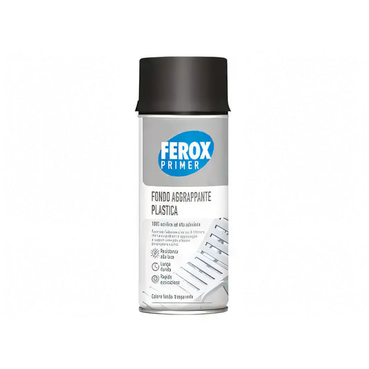Primer spray Arexons Ferox aggrappante trasparente per plastica e metalli, 400 ml