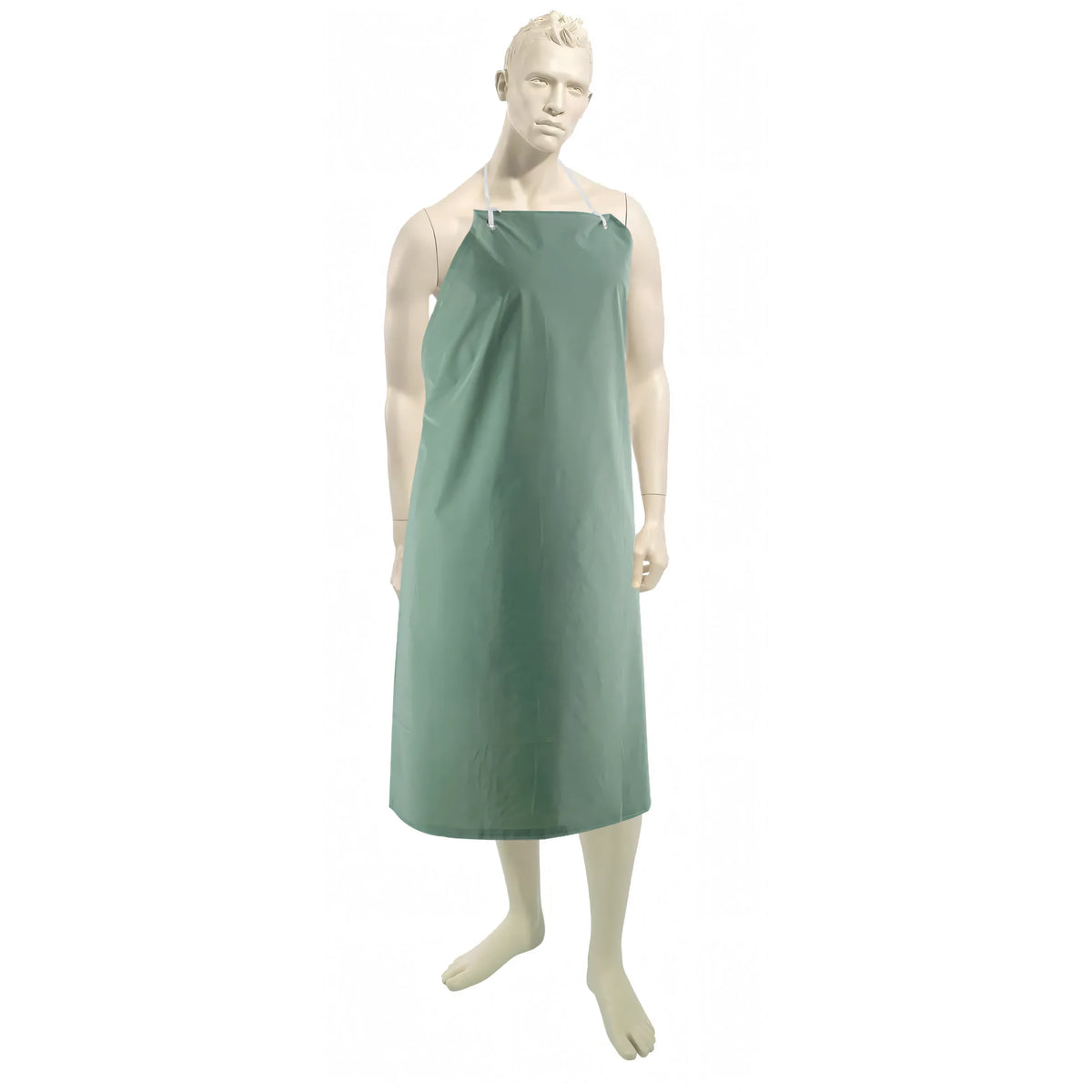 Grembiule da lavoro in PVC Neri, verde, 90x120, con laccio di chiusura
