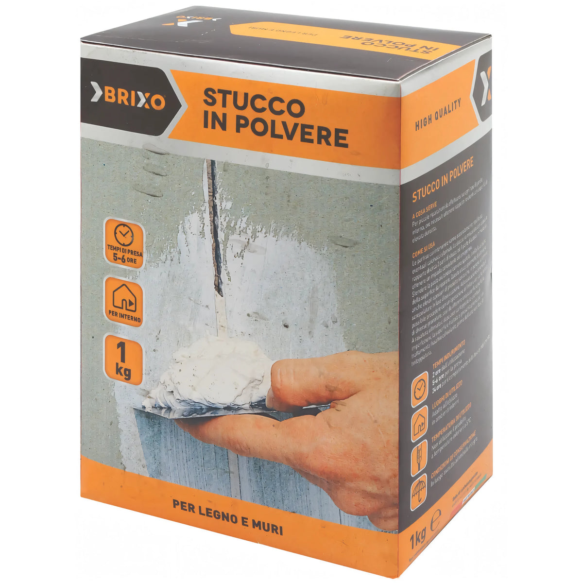 Stucco in polvere Brixo per interni, 1 kg