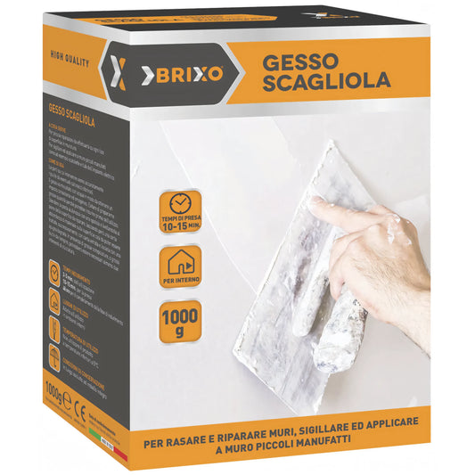 Gesso scagliola Brixo, confezione da 1 kg
