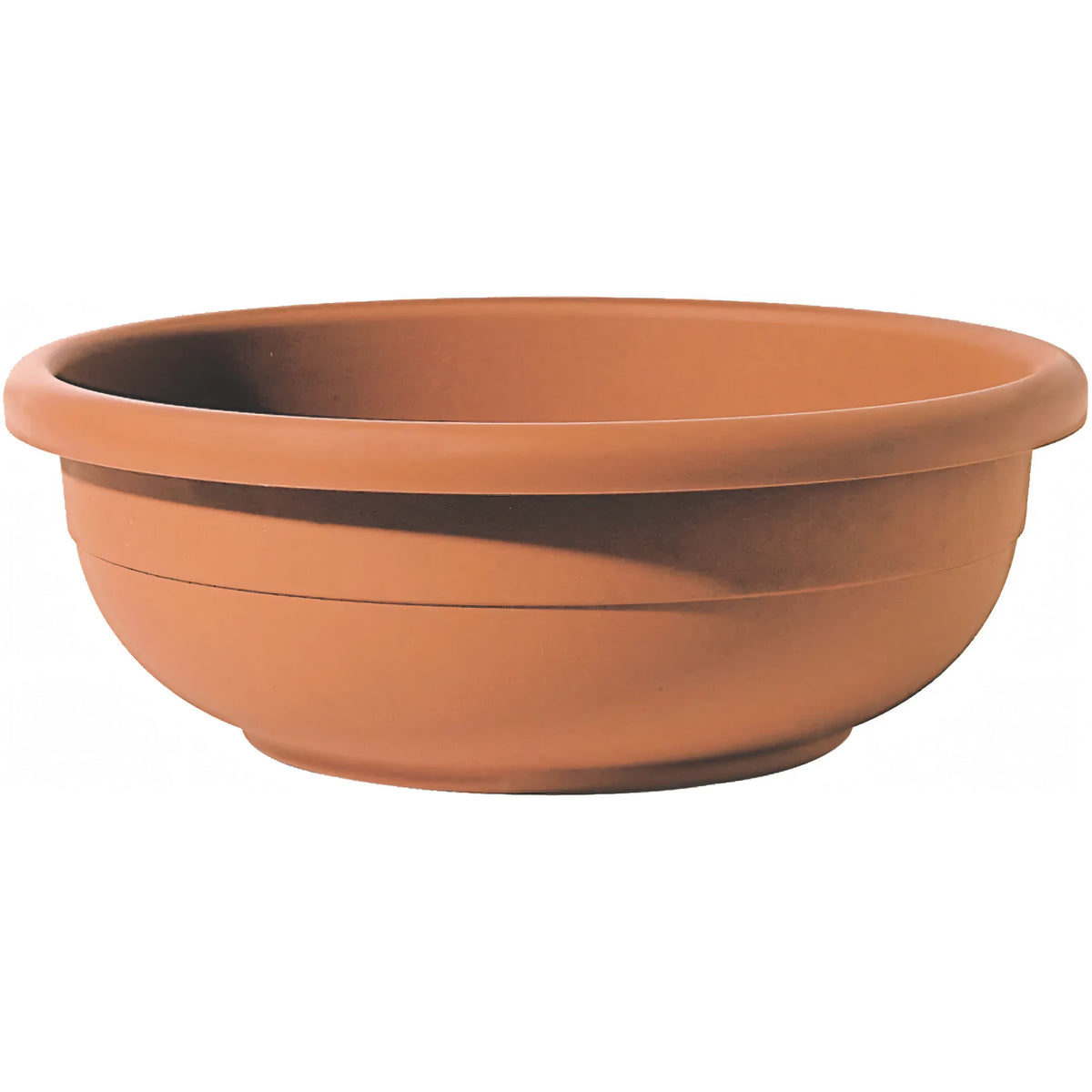 Vaso ciotola Telcom Aurora in plastica terracotta, Ø 30 x H 11 cm
