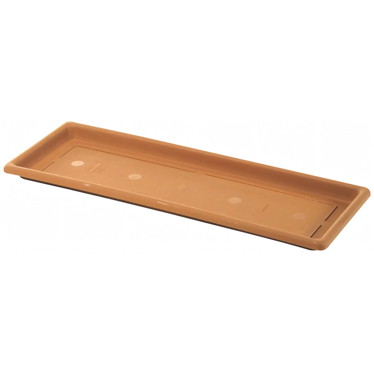 Sottocassetta Telcom per vasi Venere in plastica colore terracotta, 47 cm