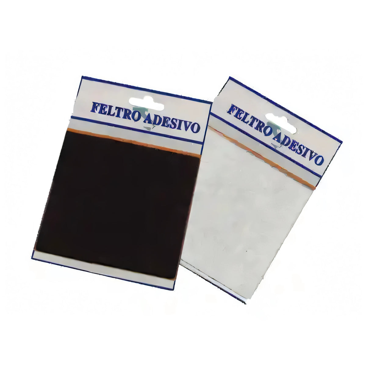 Feltrini autoadesivi quadri marroni, 100x100 mm