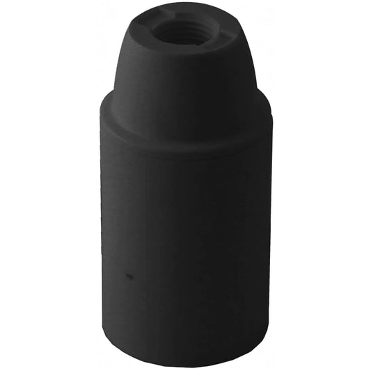 Portalampada E14 in termoplastico nero