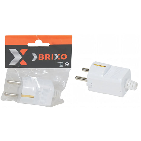 Spina volante Schuko Brixo 16A con spinotti in ottone