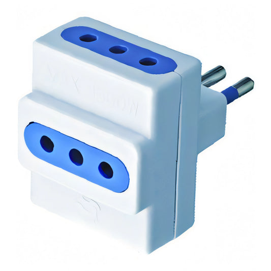 Adattatore Brixo triplo 16A, 16A+T