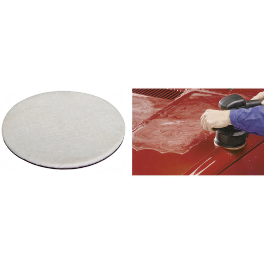 Disco velcrato in feltro Wolfcraft Ø 125 mm per platorelli con tessuto in velcro