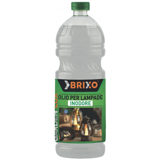 Olio per lampade e torce Brixo, flacone da 1 litro