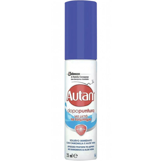 Dopo puntura Autan con camomilla e aloe vera, flacone 25 ml