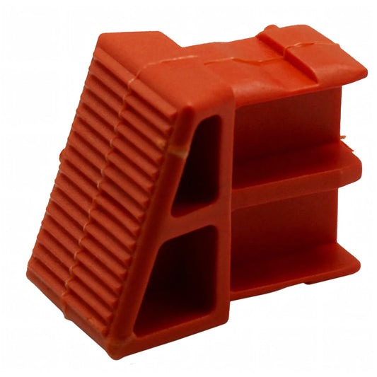 Piedino di ricambio in nylon per scale Brixo Step Up, profilo 33x20 mm posteriore