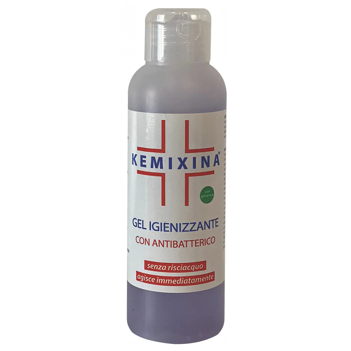 Gel igienizzante mani Kemixina, flacone 125 ml