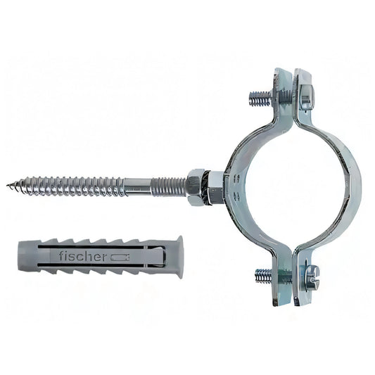 Collare Fischer CPT 1 pollice con tassello per tubazioni Ø 33,5 mm