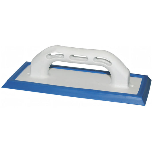 Frattazzo battipiastrelle in caucciù con impugnatura in plastica, 25x10 cm