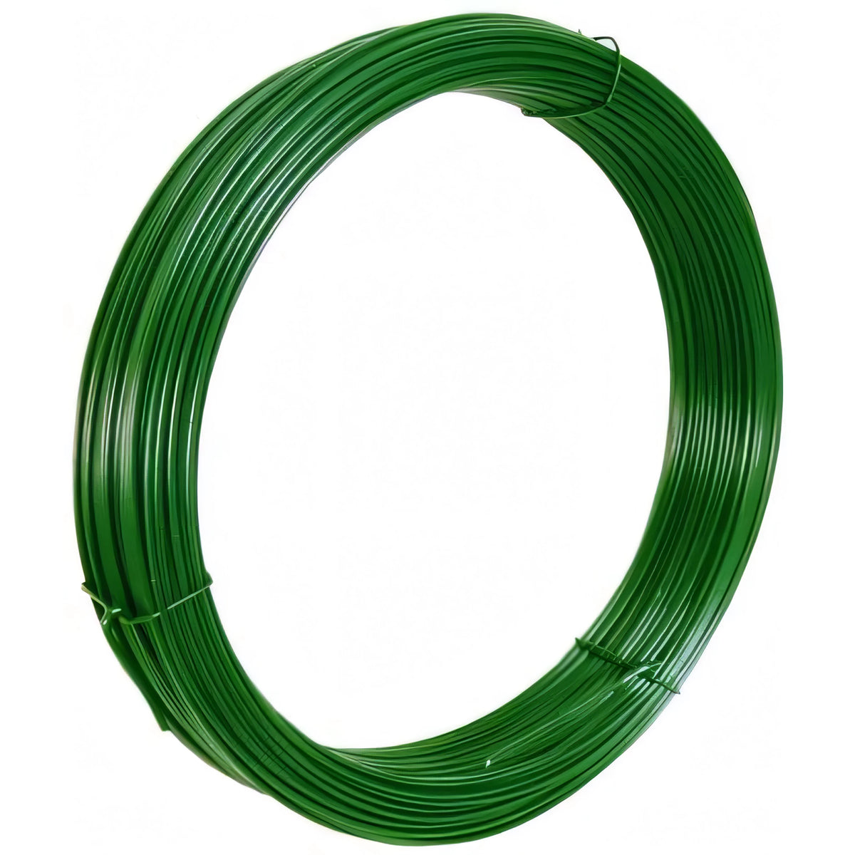 Filo di ferro plastificato verde Ø 1,8 mm, rotolo da 100 m, per legature