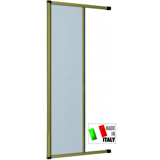 Zanzariera avvolgibile HU-Firma orizzontale bronzata in alluminio, 160x250 cm