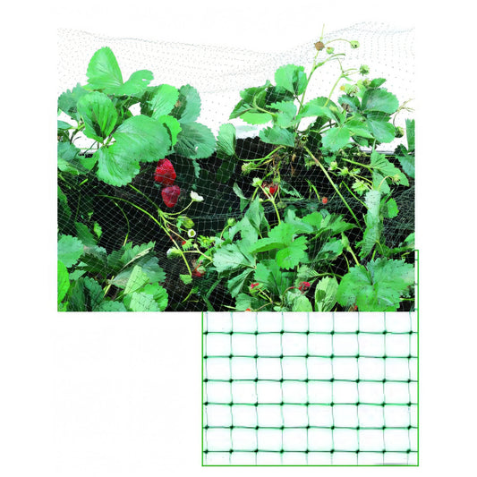 Rete plastica antiuccelli Vigor verde, rotolo H. 2x5 m