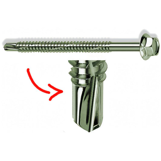 Vite Kovervit DX autoperforante Mustad, 6,3x20 mm