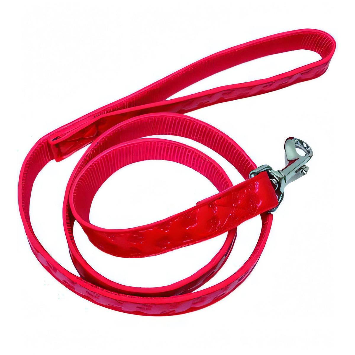 Guinzaglio per cani Blinky in nylon piatto con moschettone, 120 cm