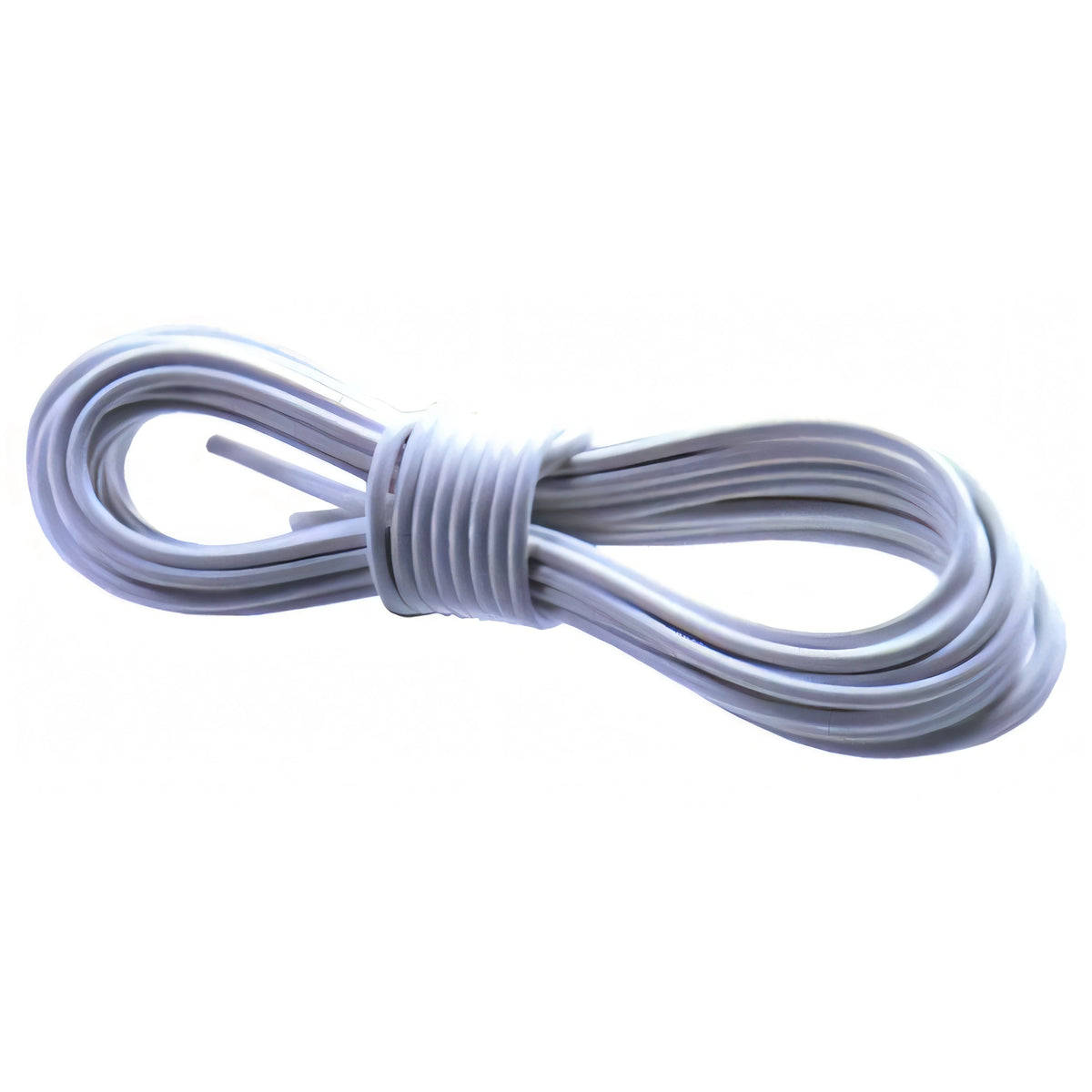 Matassa di cavetto per stendere bianco Vigor rivestito PVC, 10 m