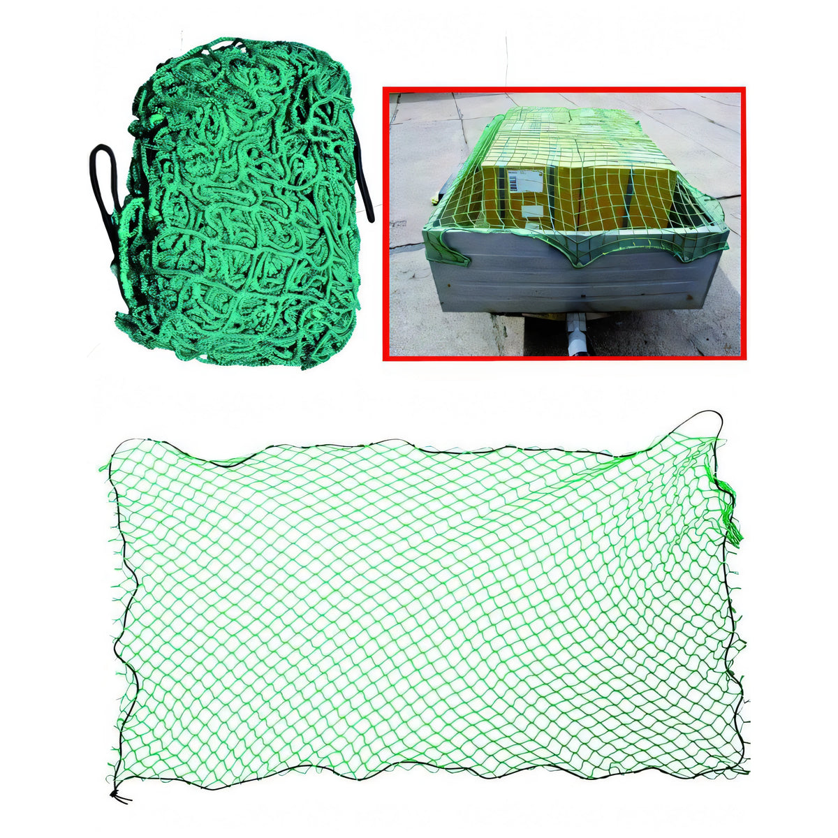 Rete fissacarico Vigor con bordo elastico, 2,7x2 m