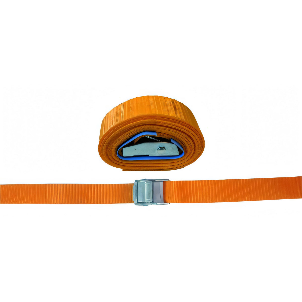 Cinghia semplice Vigor arancio con morsetto, 25 mm x 1,5 m