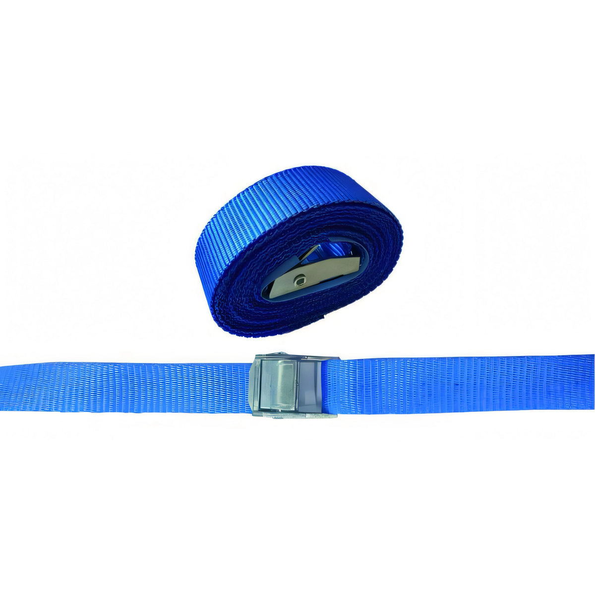 Cinghia semplice Vigor blu con morsetto, 25 mm x 2,5 m