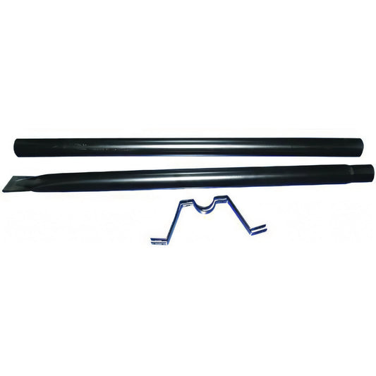 Paletto in ferro verniciato nero per cassette postali America, h 150,2 cm