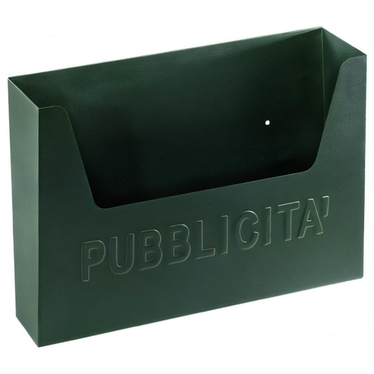 Cestino porta pubblicità Blinky City nero opaco, misura media