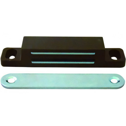 Cricchetto magnetico Vigor rettangolare pesante, marrone
