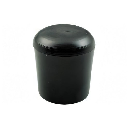 Piedino calzante nero in plastica, Ø 12 mm