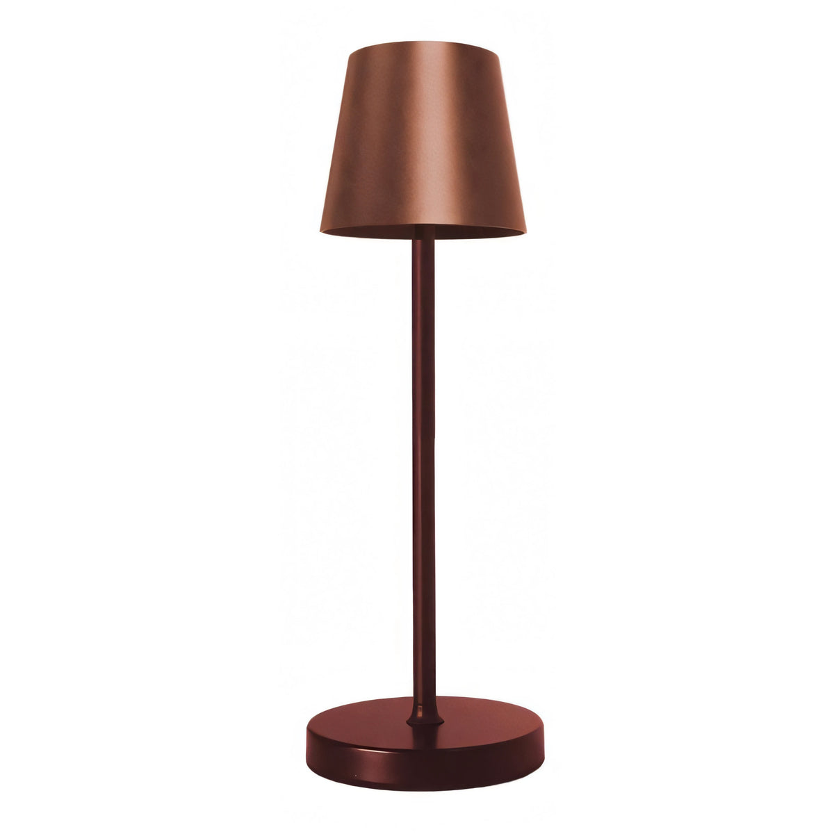 Lampada da tavolo Vigor Virna LED con dimmer, caffè, 180 lumen
