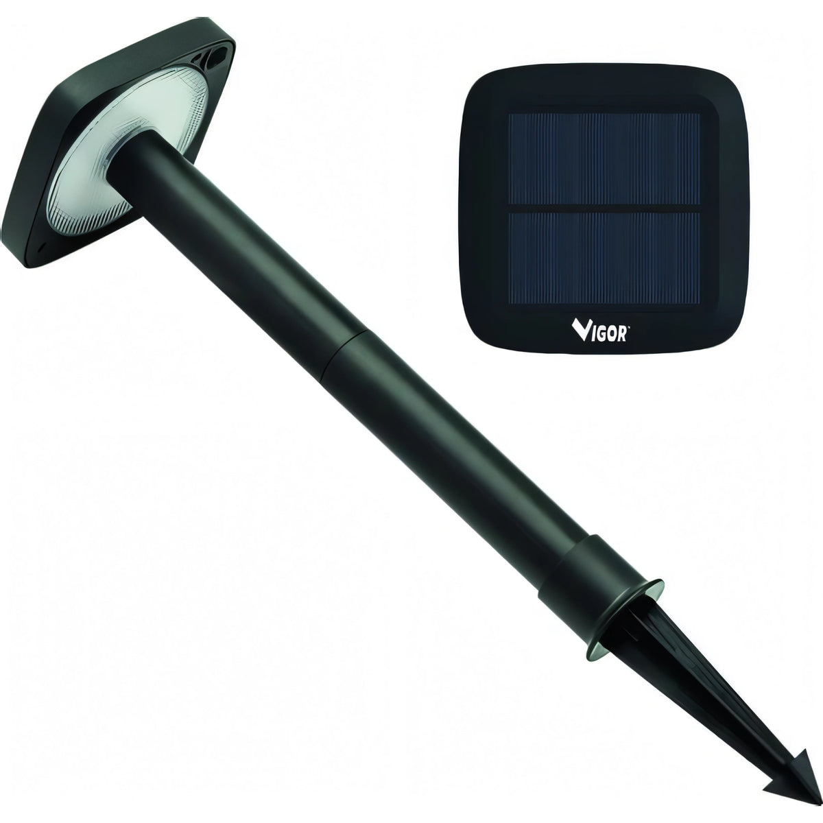 Proiettore LED solare Vigor Nova con picchetto, 1 W