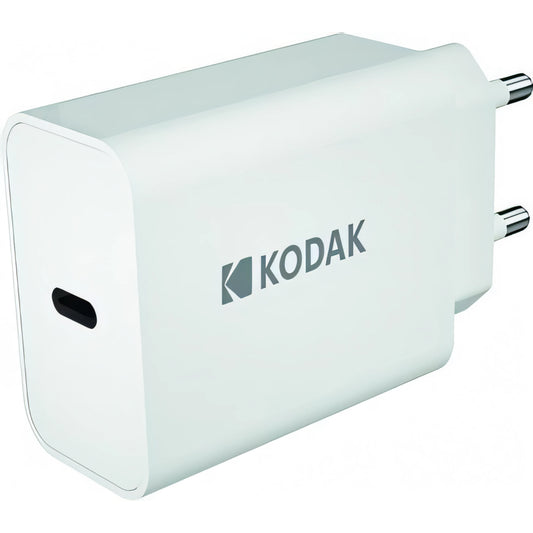 Alimentatore da rete Kodak USB-C fast charge, bianco