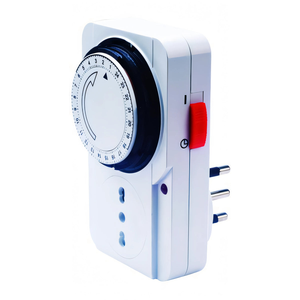 Timer giornaliero Vigor 24h con presa 10/16A