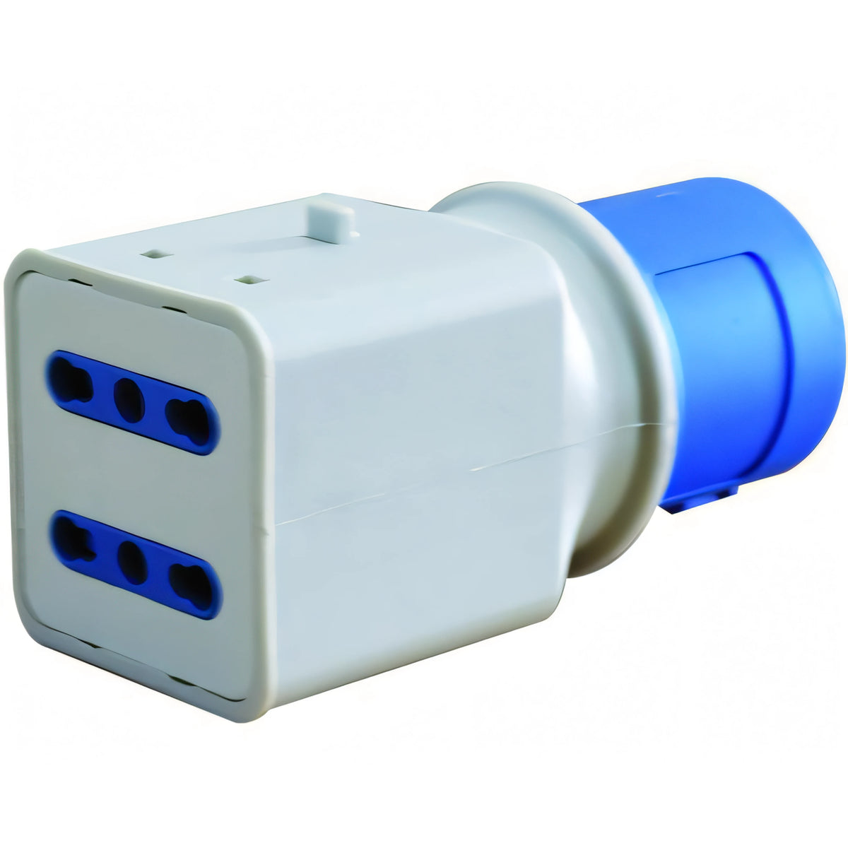 Adattatore industriale Vigor CEE-bipasso 2P-16A+T