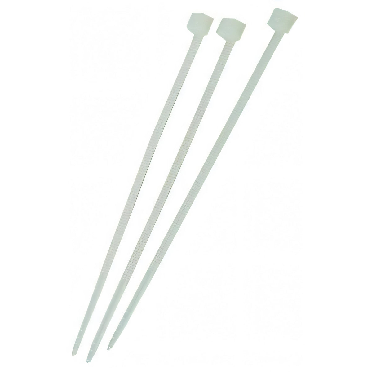 Fascette per cablaggi Hu-Firma in nylon bianco 3,6x140 mm, confezione da 100 pezzi