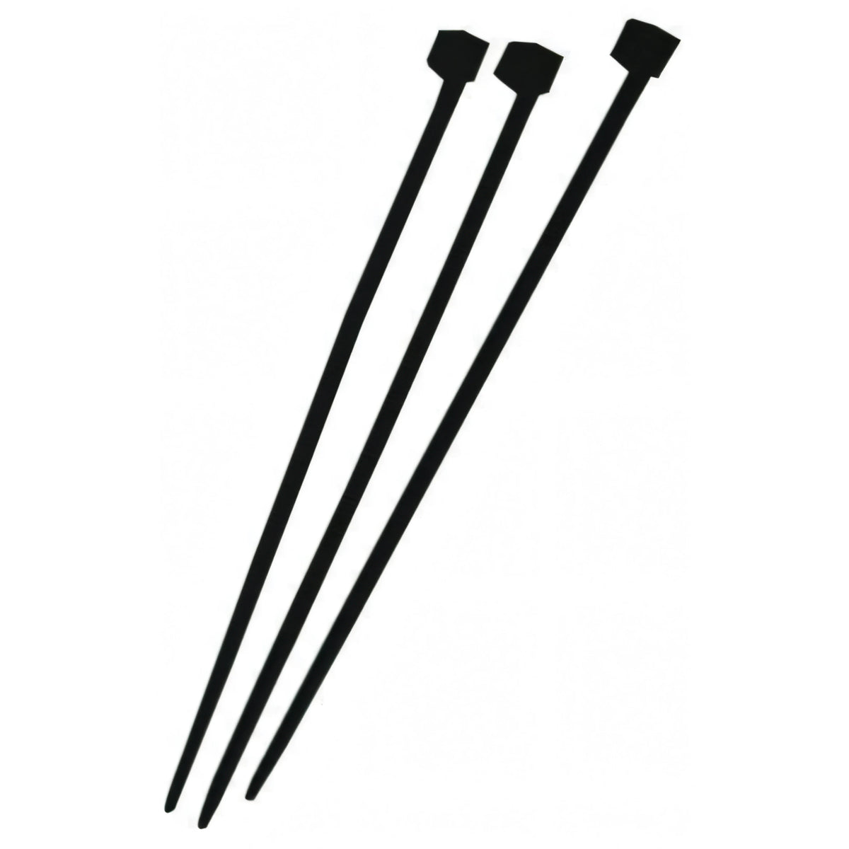 Fascette per cablaggi Hu-Firma in nylon nero 7,5x550 mm, confezione da 100 pezzi
