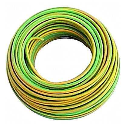 Cavo elettrico unipolare giallo/verde, sezione 2,5 mm²