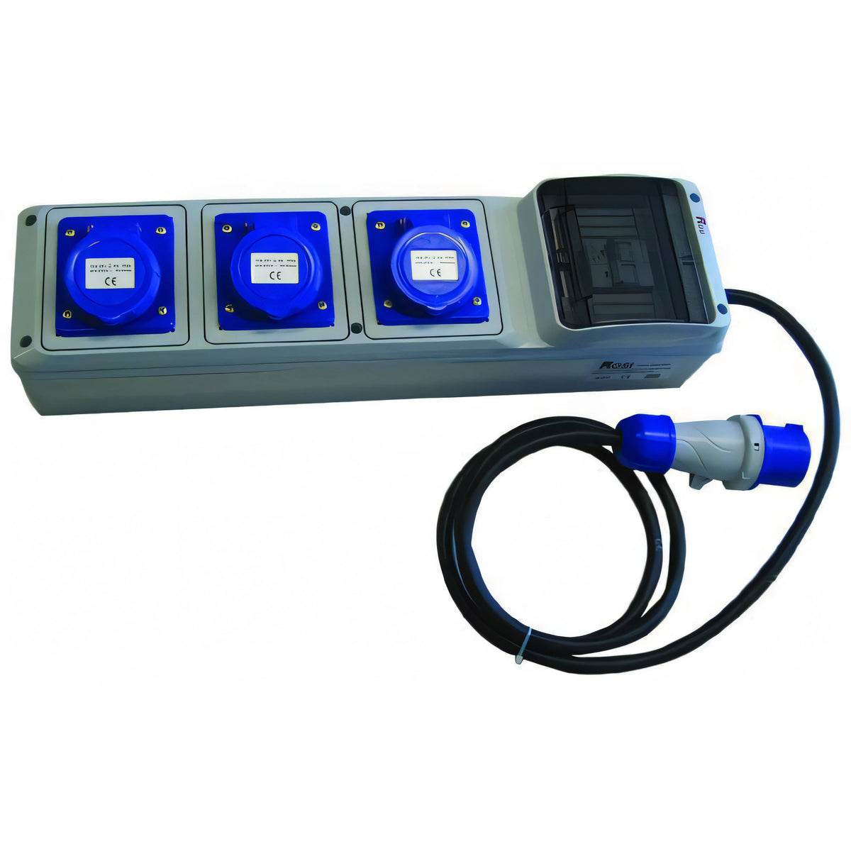 Quadro di distribuzione secondario 2301-MT 220V con 3 prese cantiere