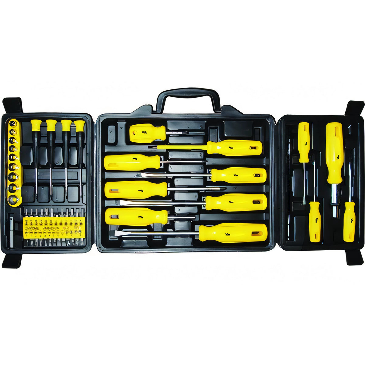 Set cacciaviti e bits Vigor V-52 in valigetta, 52 pezzi