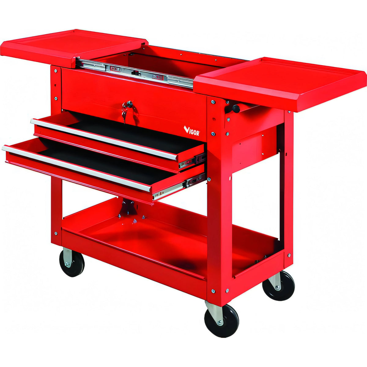Carrello portautensili Blinky Stedy vuoto, con 2 cassetti