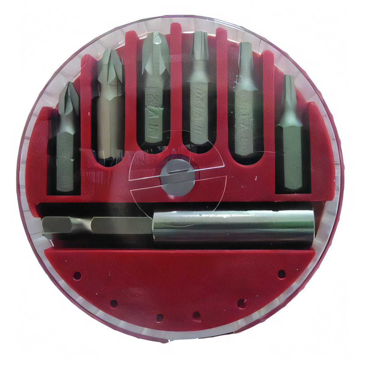 Set di inserti Vigor per avvitatori PZD/Torx, bit-box 7 pezzi