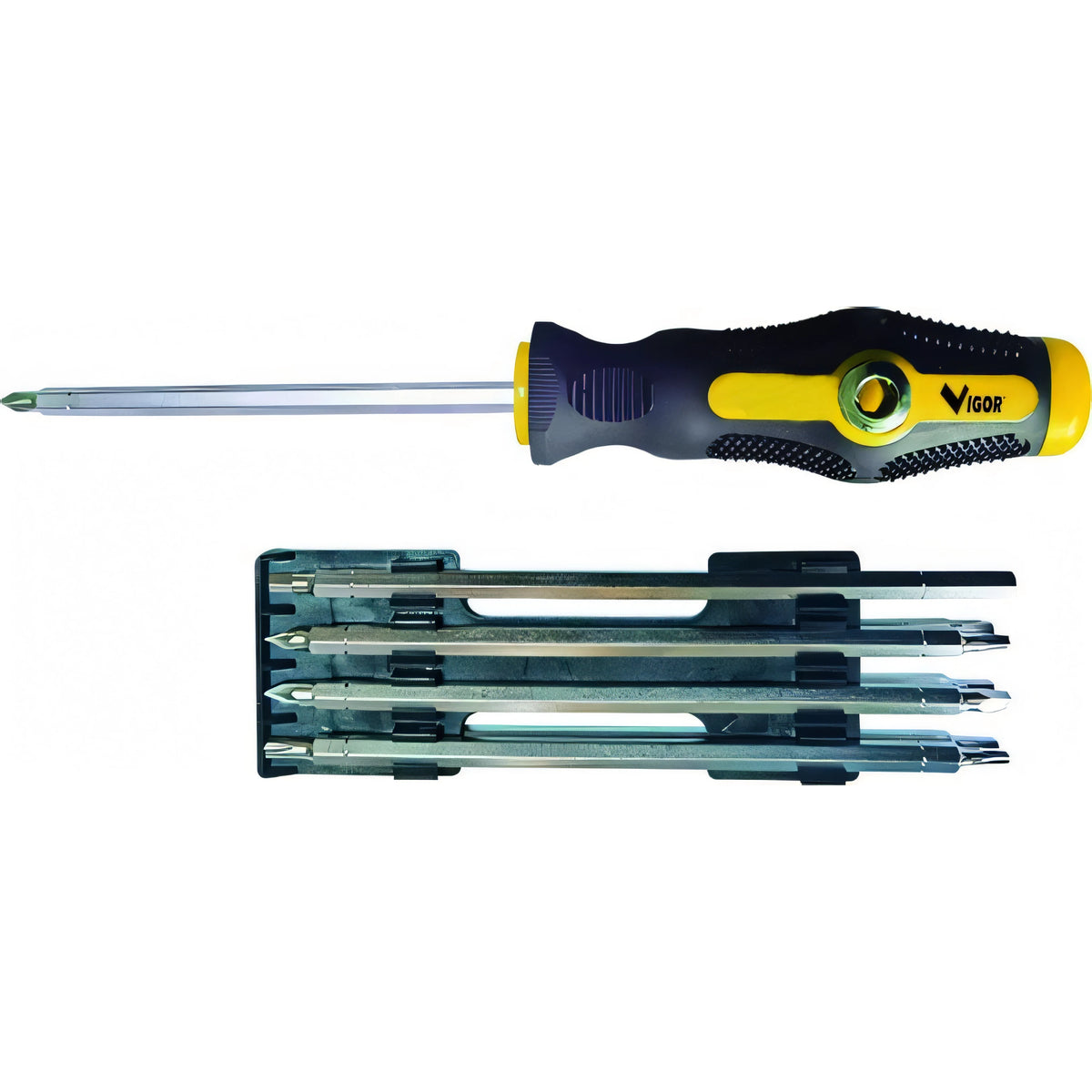 Cacciavite multibit Vigor 18 in 1 con inserti intercambiabili