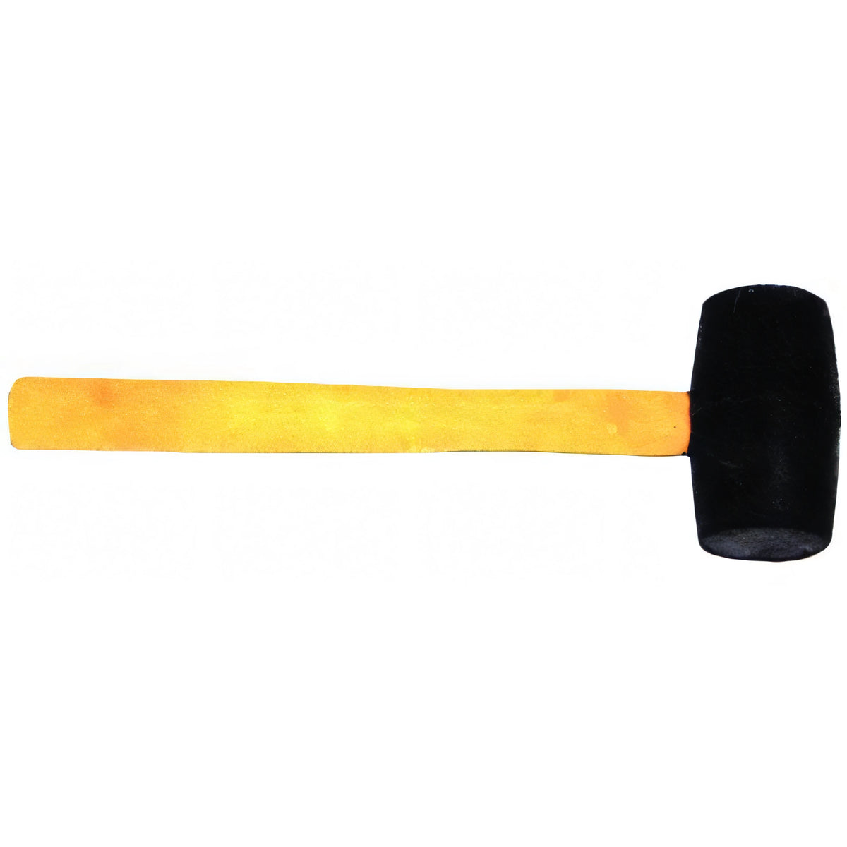 Mazzuola in gomma Vigor con manico in legno, testa Ø 60 mm 450 g