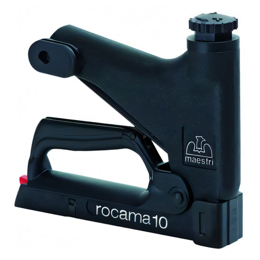 Fissatrice manuale Metal Black con corpo in lega di alluminio, per punti 105-108-110/13