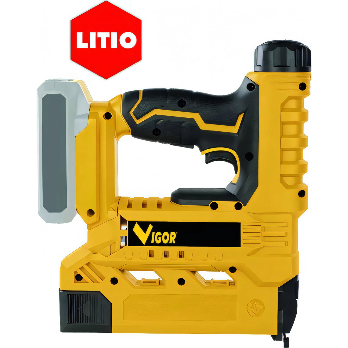 Fissatrice a batteria Vigor V-FB 20V nuda per punti e chiodi