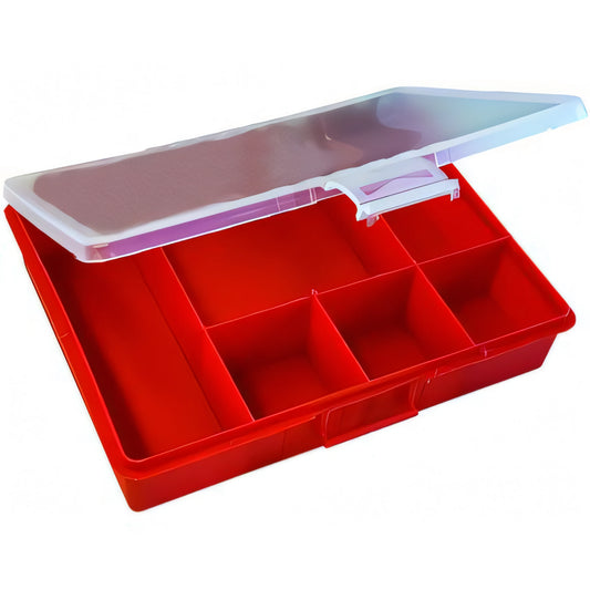 Cassettiera portaminuteria in plastica, 6 scomparti