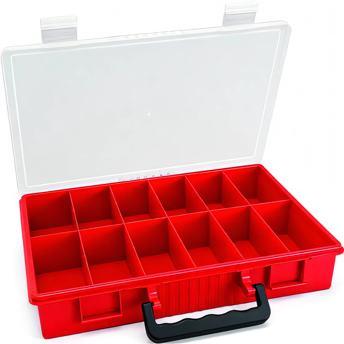 Cassettiera portaminuteria in plastica, 18 scomparti, 35x25 cm