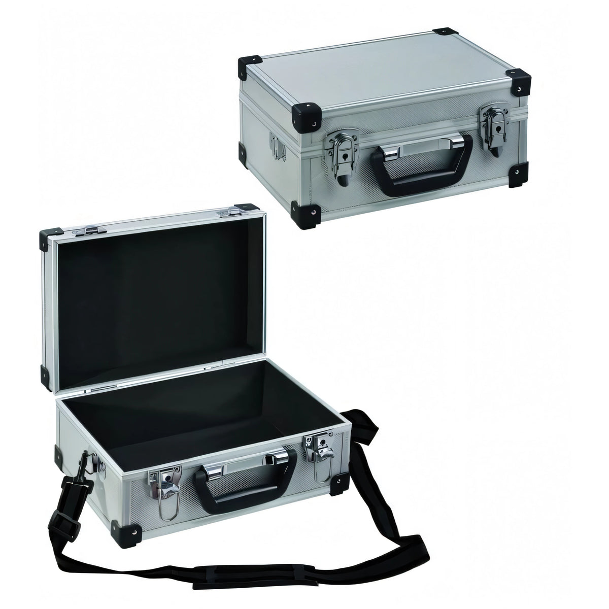 Valigetta per elettricista Vigor in alluminio, misura Junior 32x23x15h cm