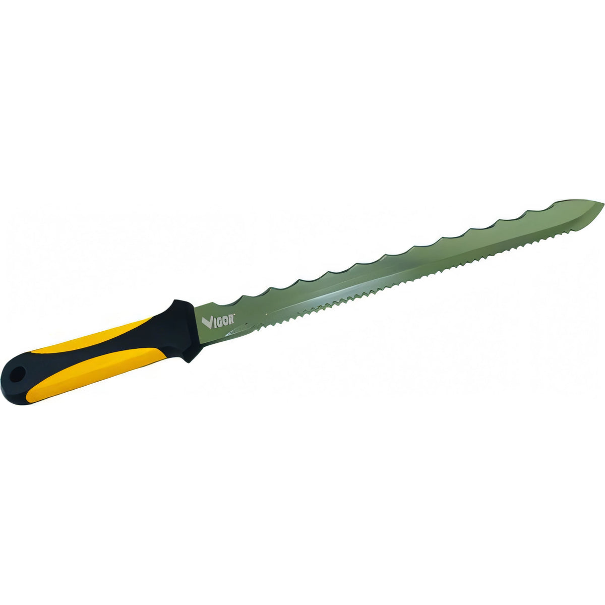 Coltello Vigor a doppia lama in acciaio inox per isolanti, lama 28 cm